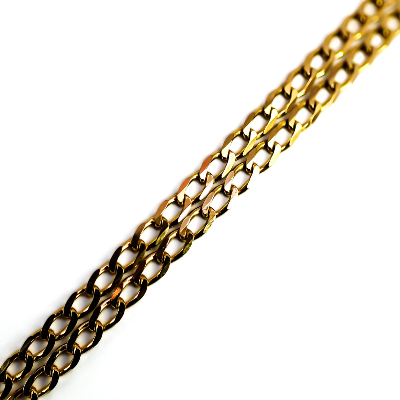 9ct Yellow Gold Italian Curb Link Chain | 2.5g | 50cm #72161 9ct Yellow Gold Italian Curb Link Chain | 2.5g | 50cm #72161 - Image 5