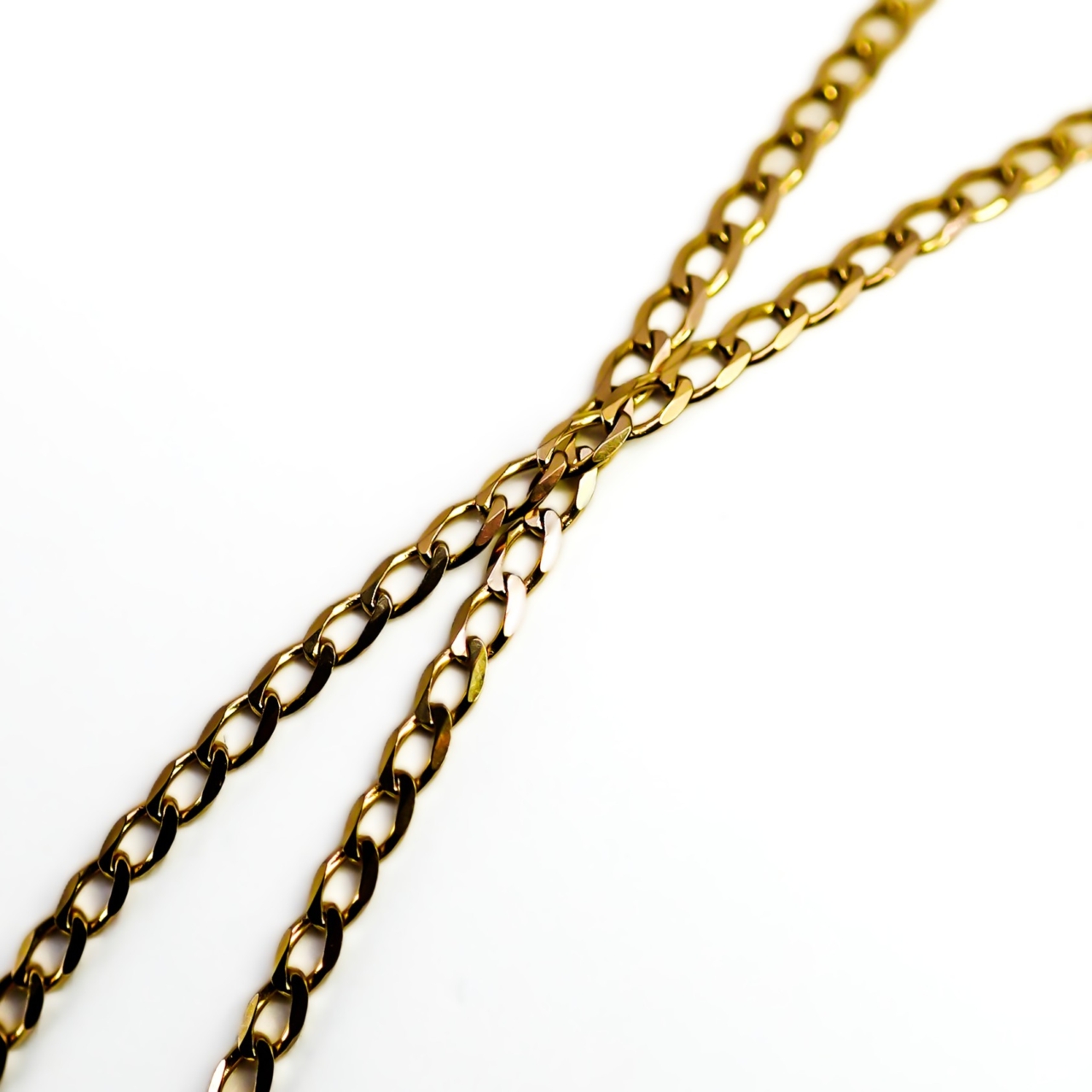 9ct Yellow Gold Italian Curb Link Chain | 2.5g | 50cm #72161 9ct Yellow Gold Italian Curb Link Chain | 2.5g | 50cm #72161 - Image 2