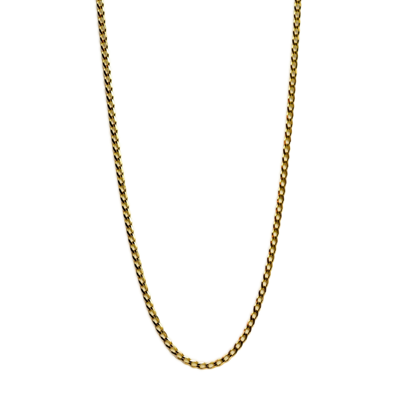 9ct Yellow Gold Italian Curb Link Chain | 2.5g | 50cm #72161 9ct Yellow Gold Italian Curb Link Chain | 2.5g | 50cm #72161 - Image 6