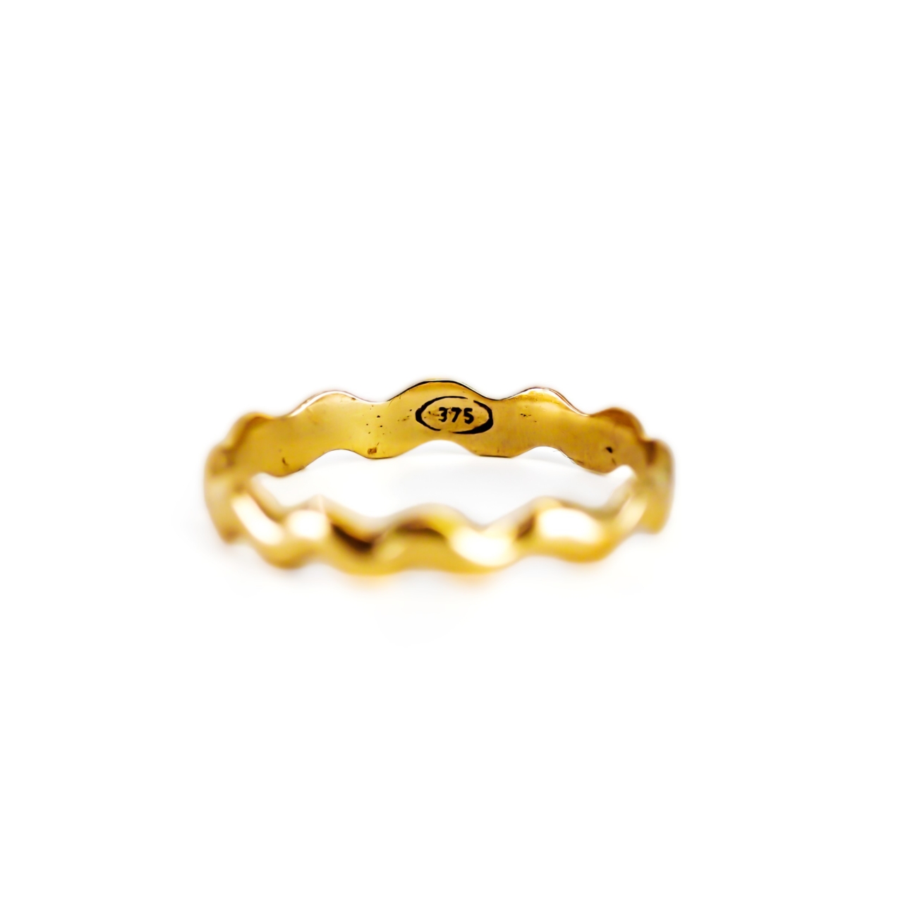 9ct Yellow Gold Wave Band Ring | 1.0g #71987 9ct Yellow Gold Wave Band Ring | 1.0g #71987 - Image 5