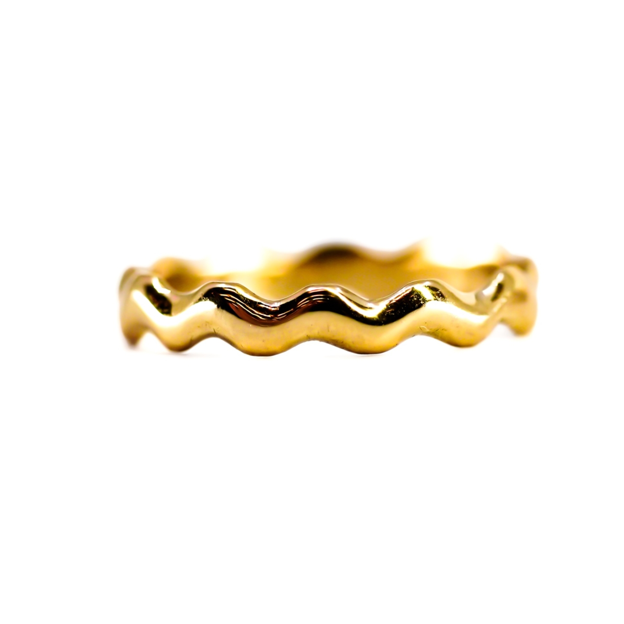 9ct Yellow Gold Wave Band Ring | 1.0g #71987 9ct Yellow Gold Wave Band Ring | 1.0g #71987 - Image 7