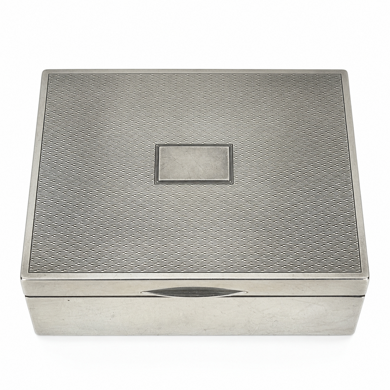 Antique Sterling Silver Cigarette Box | W.H. Haseler | Birmingham 1927 #66265 Antique Sterling Silver Cigarette Box | W.H. Haseler | Birmingham 1927 #66265 - Image 2