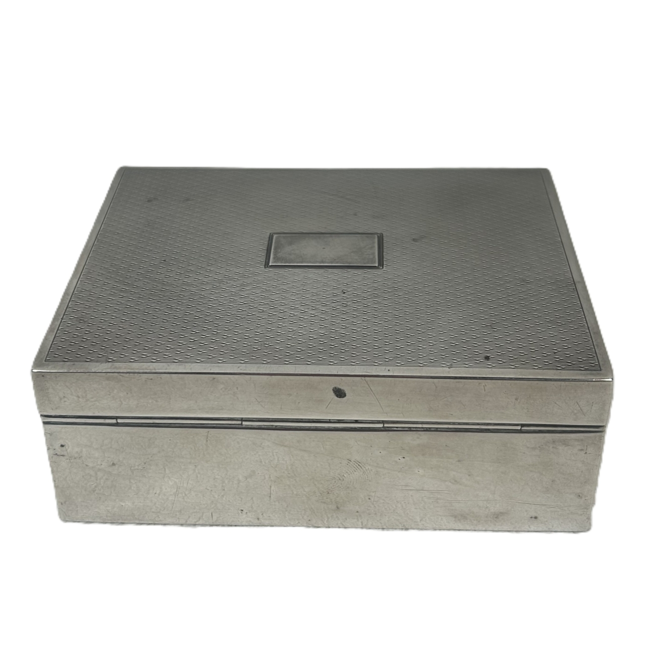 Antique Sterling Silver Cigarette Box | W.H. Haseler | Birmingham 1927 #66265 Antique Sterling Silver Cigarette Box | W.H. Haseler | Birmingham 1927 #66265