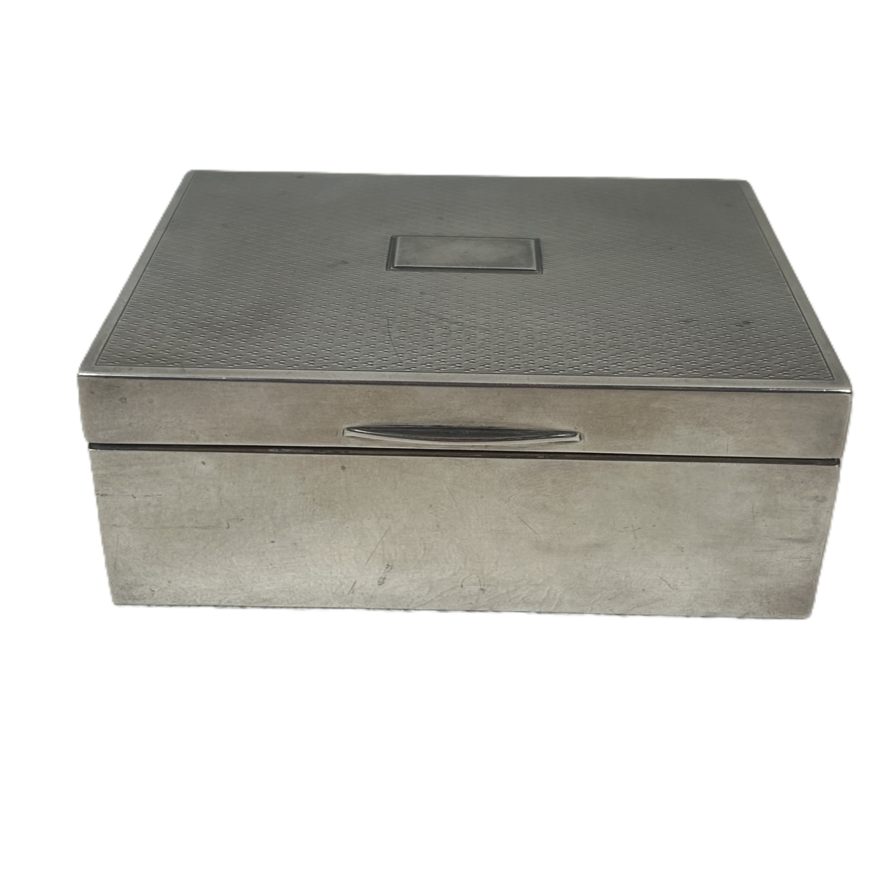 Antique Sterling Silver Cigarette Box | W.H. Haseler | Birmingham 1927 #66265 Antique Sterling Silver Cigarette Box | W.H. Haseler | Birmingham 1927 #66265 - Image 7