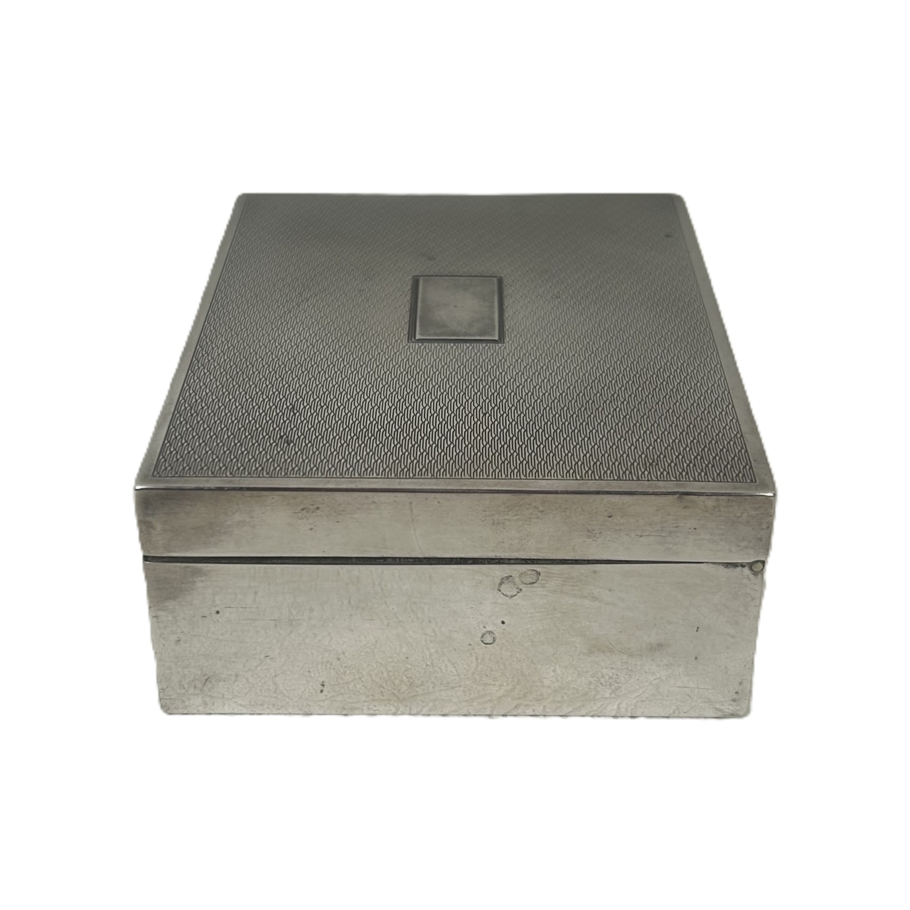 Antique Sterling Silver Cigarette Box | W.H. Haseler | Birmingham 1927 #66265 Antique Sterling Silver Cigarette Box | W.H. Haseler | Birmingham 1927 #66265 - Image 8
