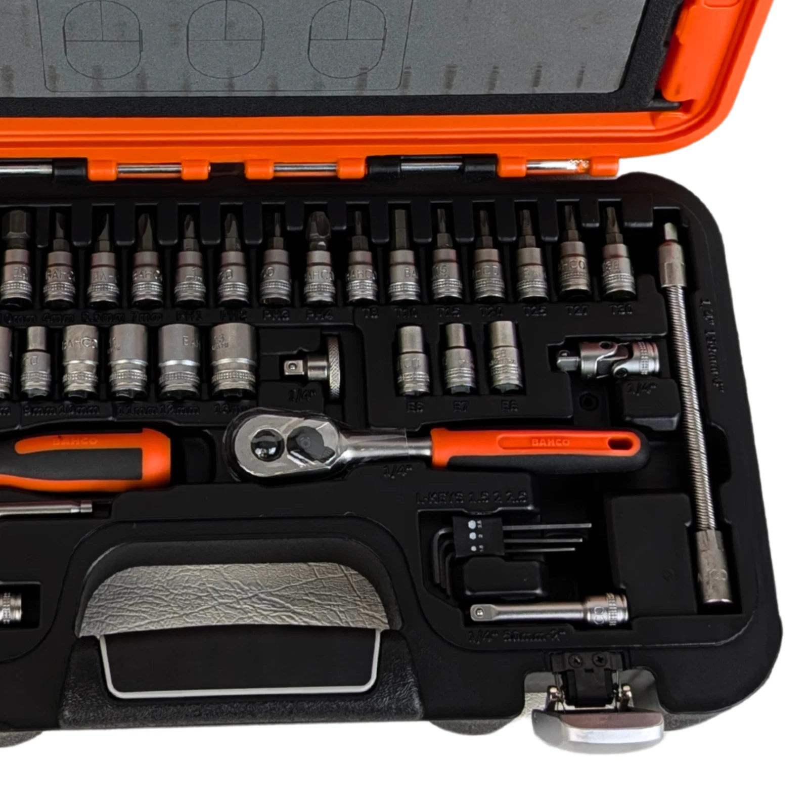 BAHCO S460 46 Piece 1/4" Drive Metric Socket Set | Near-New #69314 BAHCO S460 46 Piece 1/4" Drive Metric Socket Set | Near-New #69314 - Image 3