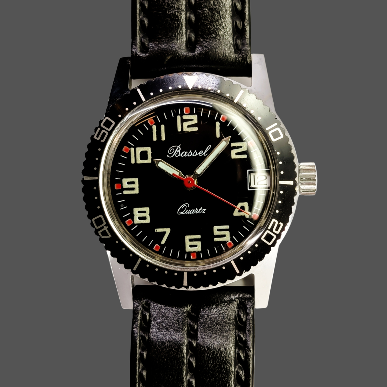 Bassel Men’s Quartz Watch | Black Dial | 31mm #65041 Bassel Men’s Quartz Watch | Black Dial | 31mm #65041