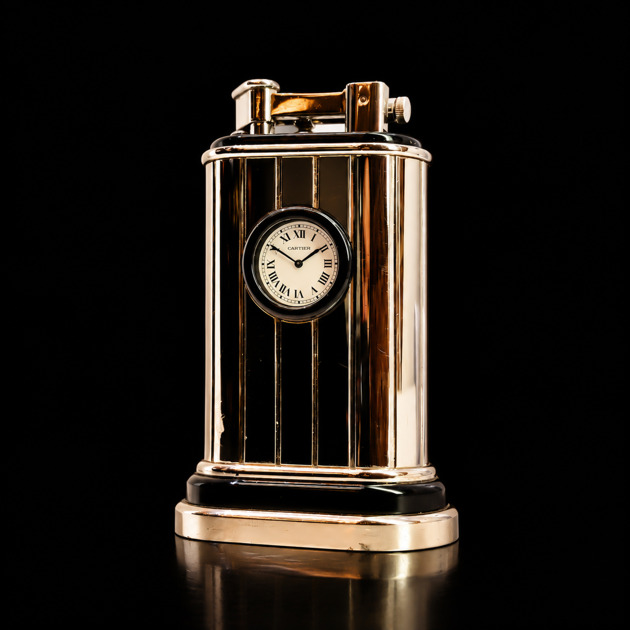 Cartier Limited Edition Table Clock & Lighter | 0032/1000 #71730 Cartier Limited Edition Table Clock & Lighter | 0032/1000 #71730