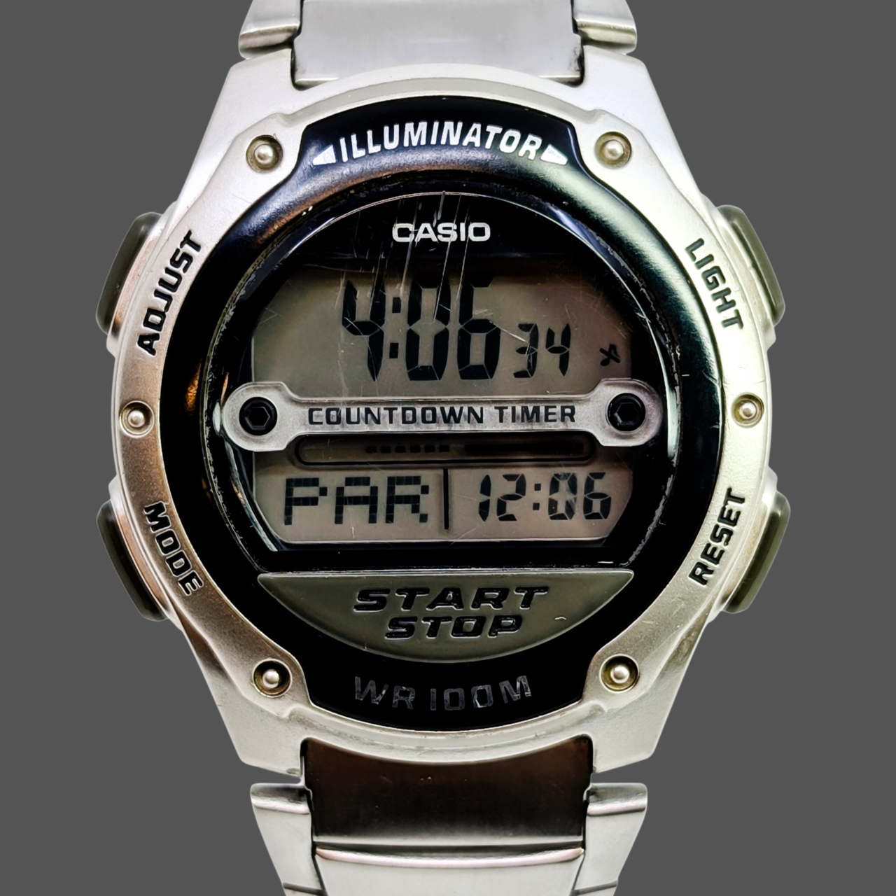 Casio W-756 Digital Watch | Module 3100 | 100M | Stainless Steel Band #47991 Casio W-756 Digital Watch | Module 3100 | 100M | Stainless Steel Band #47991
