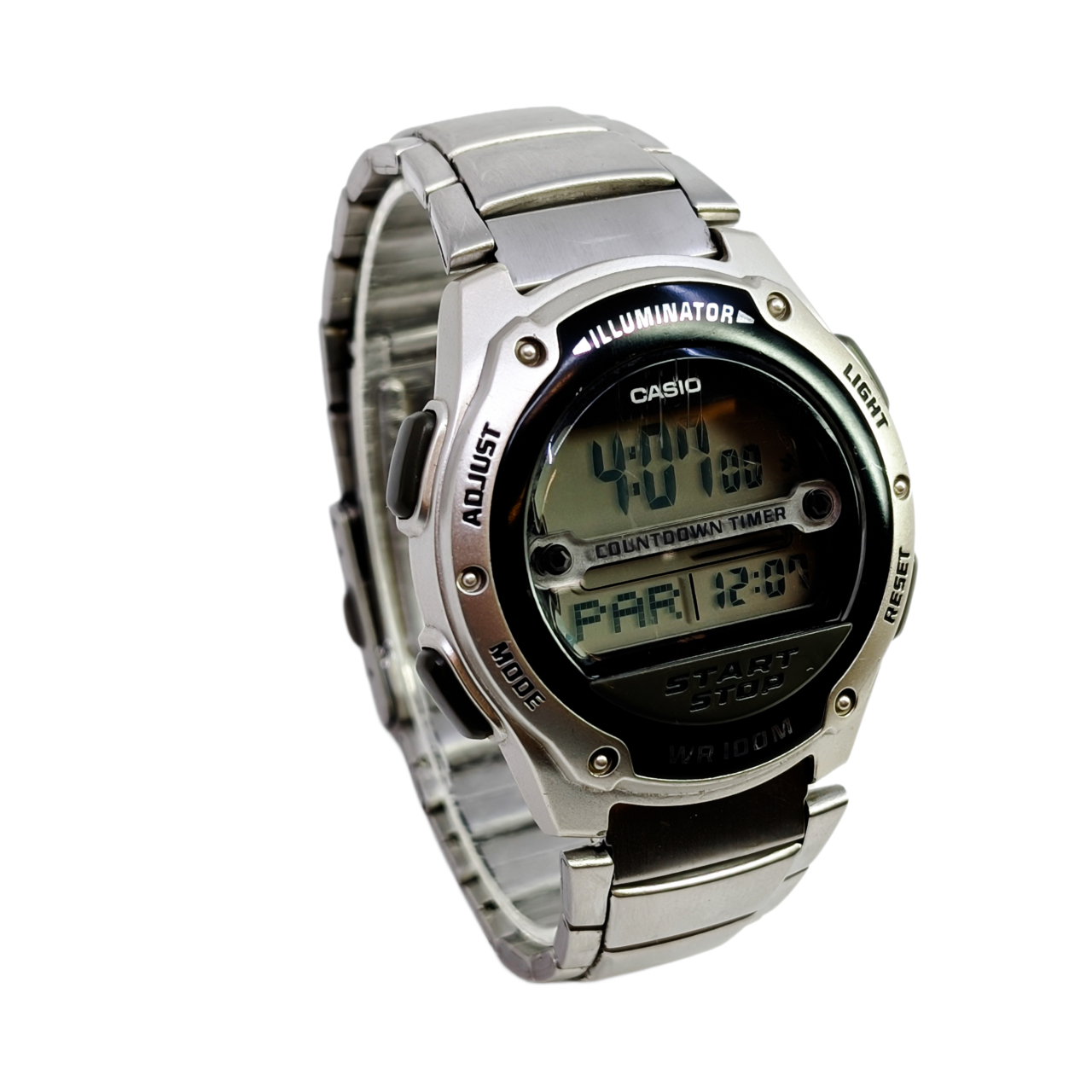 Casio W-756 Digital Watch | Module 3100 | 100M | Stainless Steel Band #47991 Casio W-756 Digital Watch | Module 3100 | 100M | Stainless Steel Band #47991 - Image 3