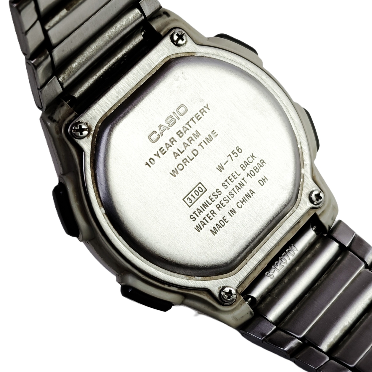 Casio W-756 Digital Watch | Module 3100 | 100M | Stainless Steel Band #47991 Casio W-756 Digital Watch | Module 3100 | 100M | Stainless Steel Band #47991 - Image 7