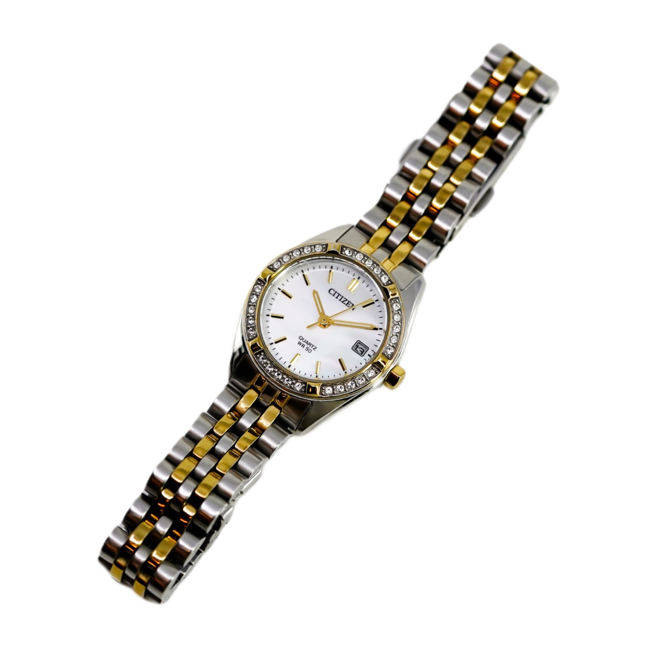 Citizen G012-S107041 Two-Tone Quartz Watch | 26mm | Mother-of-Pearl Dial #72079 Citizen G012-S107041 Two-Tone Quartz Watch | 26mm | Mother-of-Pearl Dial #72079 - Image 4