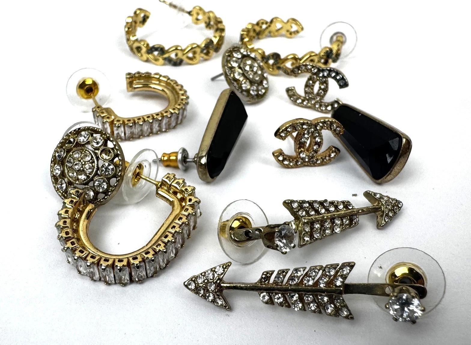 Collection of Costume & Gold-Plated Earrings | Mixed Styles #70187-5 Collection of Costume & Gold-Plated Earrings | Mixed Styles #70187-5