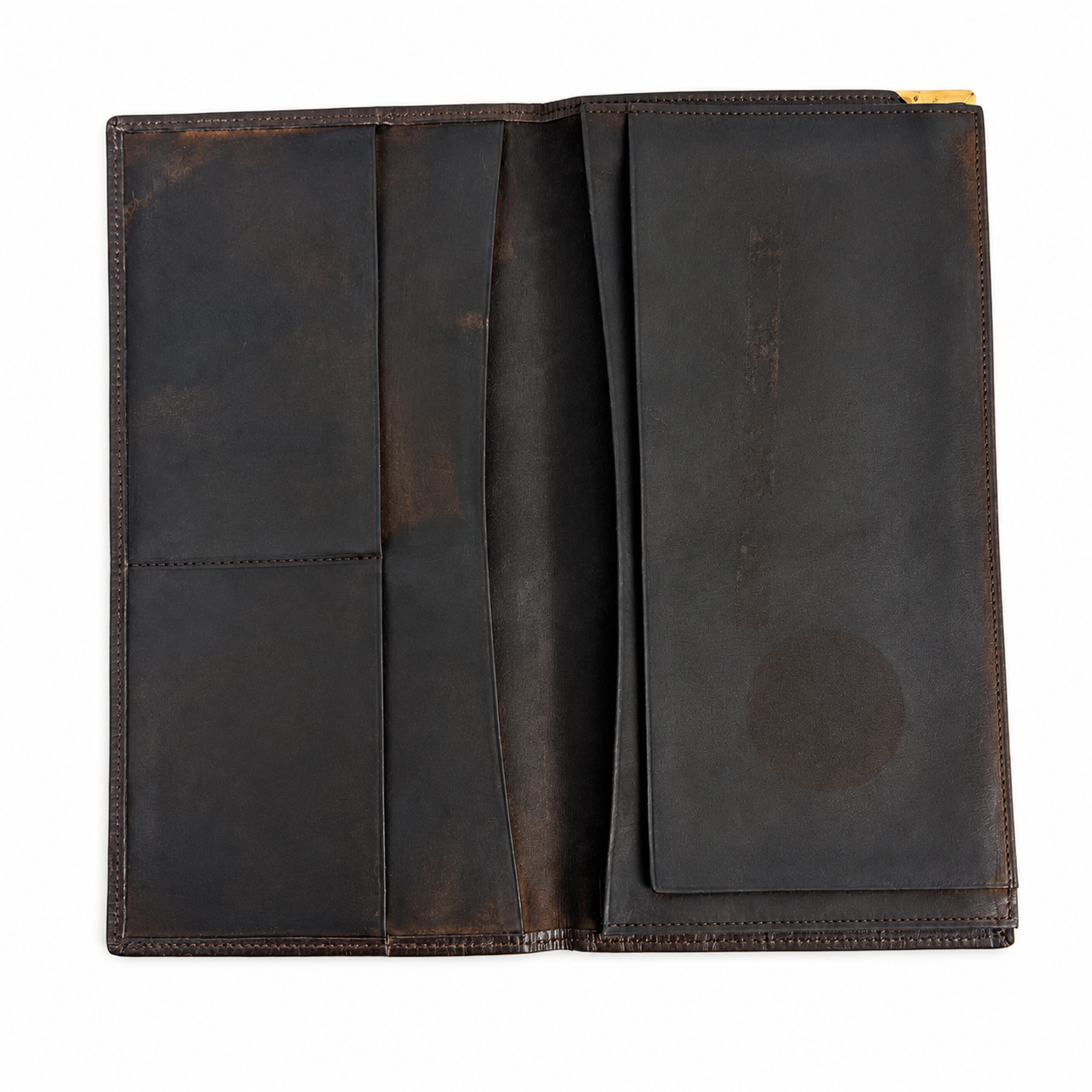 Dunhill Long Leather Bifold Wallet | Brown | 19 x 10cm #190013 Dunhill Long Leather Bifold Wallet | Brown | 19 x 10cm #190013 - Image 3