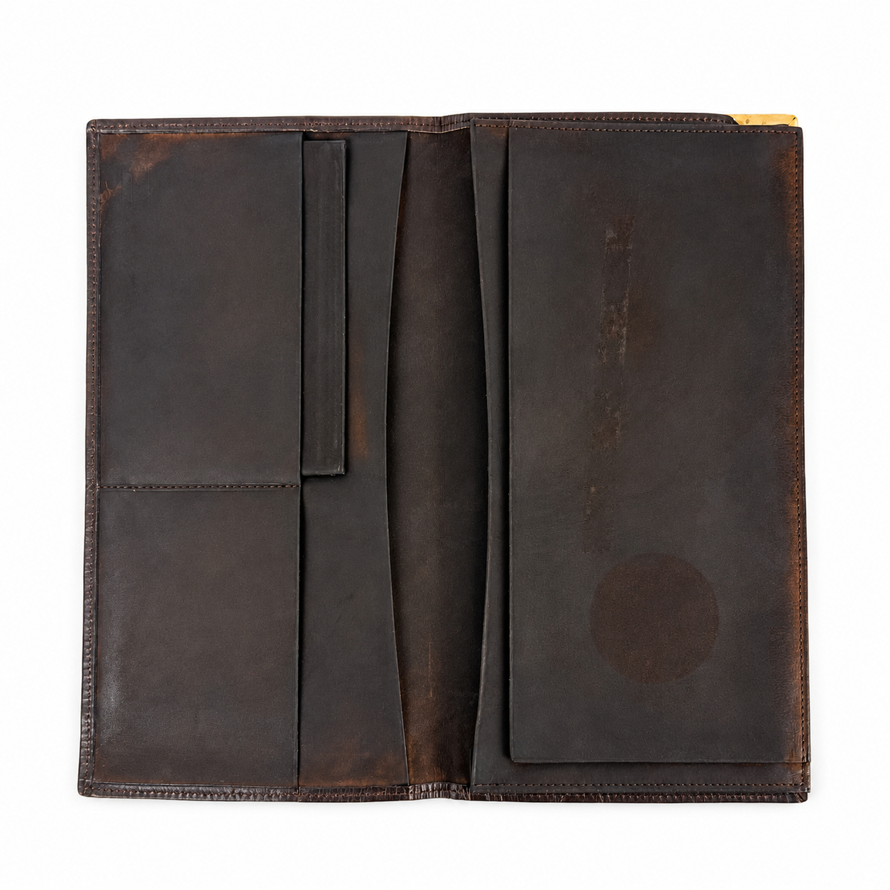 Dunhill Long Leather Bifold Wallet | Brown | 19 x 10cm #190013 Dunhill Long Leather Bifold Wallet | Brown | 19 x 10cm #190013 - Image 4
