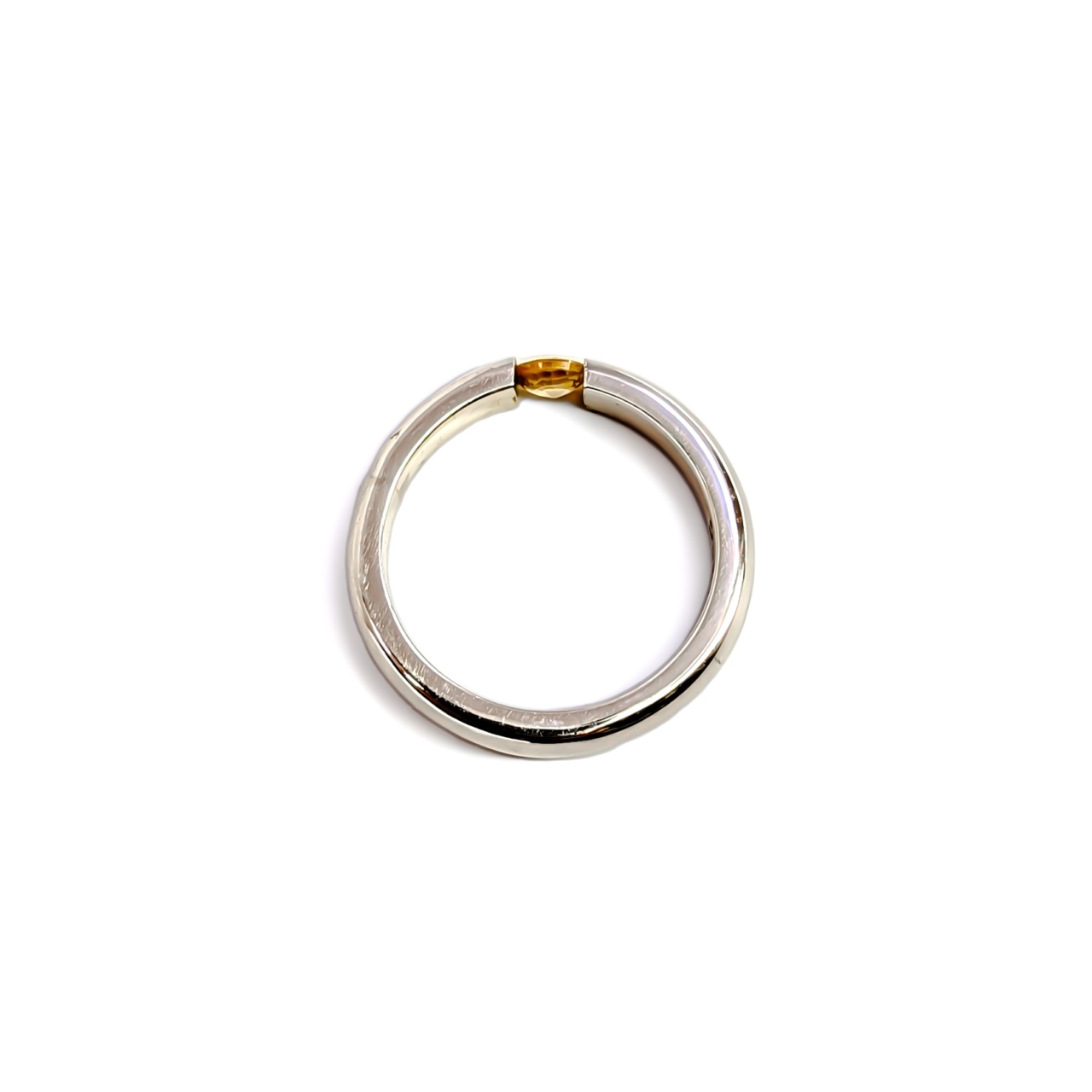 Handmade Sterling Silver Citrine Ring | 3.0g | Size H #72326-27 Handmade Sterling Silver Citrine Ring | 3.0g | Size H #72326-27 - Image 2