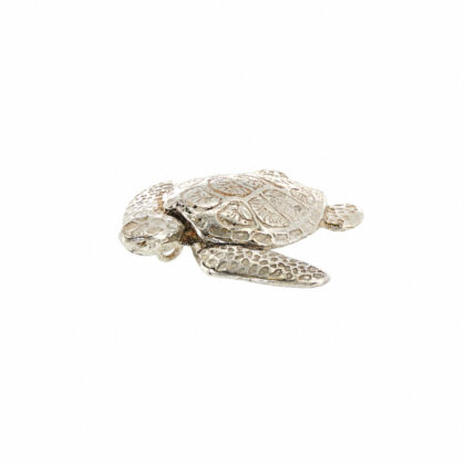 Monty's Heavy Sterling Silver Sea Turtle Pendant | 43.9g | 45 x 46mm #71231-36