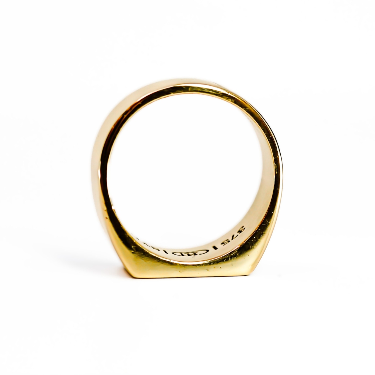 Howlett Jewellery 9ct Yellow Gold Black Diamond Signet Ring | 12.1g | RRP $3,250 #71973 Howlett Jewellery 9ct Yellow Gold Black Diamond Signet Ring | 12.1g | RRP $3,250 #71973 - Image 8