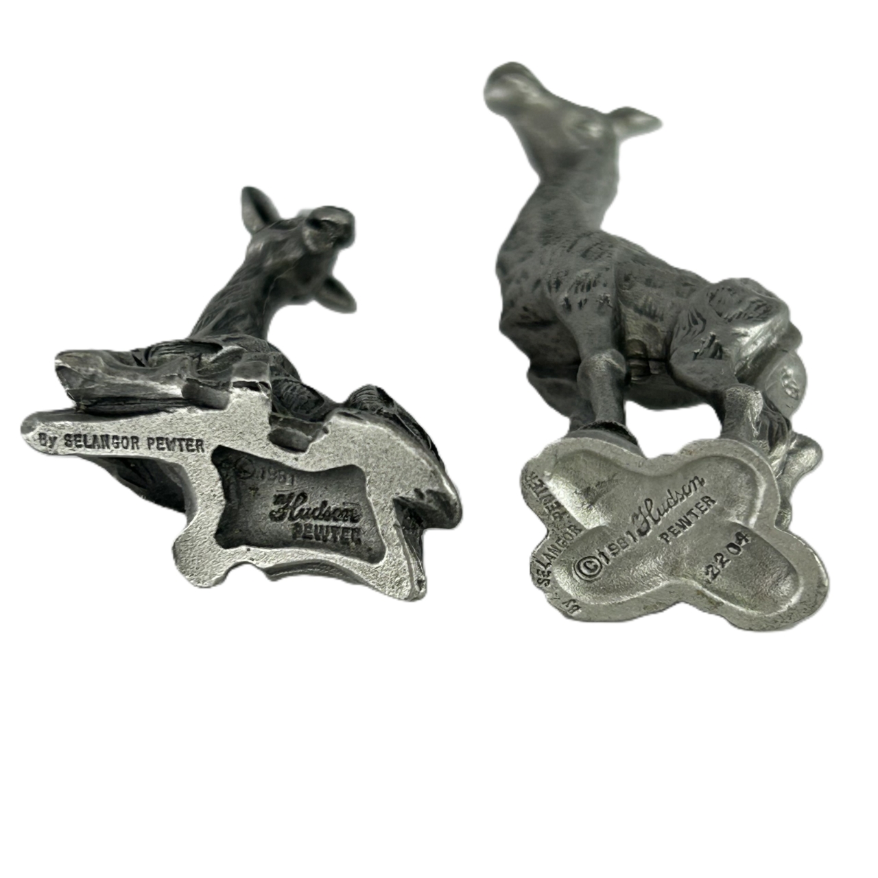 Hudson Pewter by Selangor Pewter Giraffe Pair | Noah’s Ark | 1981 #72011 Hudson Pewter by Selangor Pewter Giraffe Pair | Noah’s Ark | 1981 #72011 - Image 7
