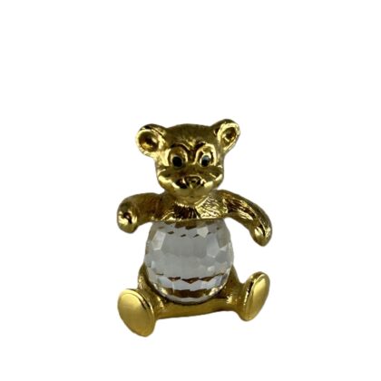 Lencia Austria Star Collection Crystal Teddy Bear Figurine | 4cm #72013