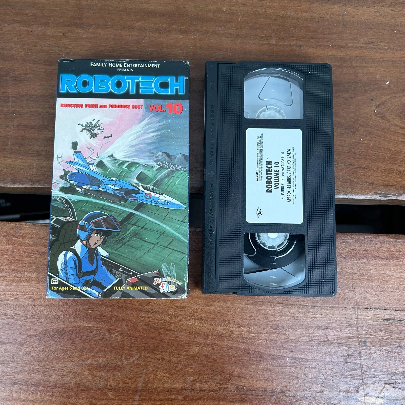 Robotech Vol. 10 VHS | Bursting Point & Paradise Lost | Vintage Anime #70051-4 Robotech Vol. 10 VHS | Bursting Point & Paradise Lost | Vintage Anime #70051-4