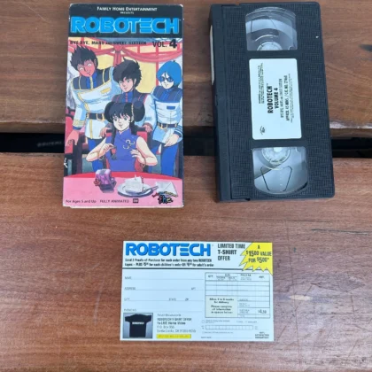 Robotech Vol. 4 VHS | Bye-Bye, Mars & Sweet Sixteen | Vintage Anime #70051