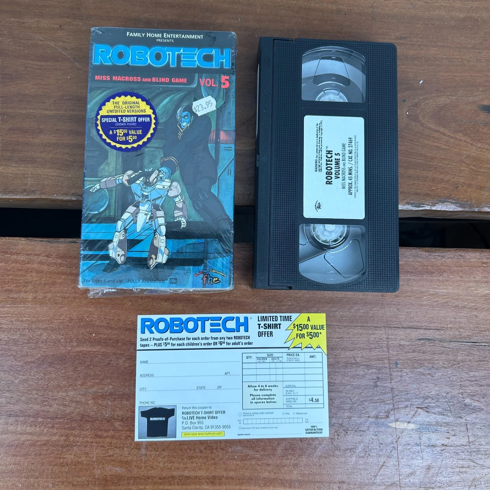 Robotech Vol. 5 VHS | Miss Macross & Blind Game | Vintage Anime #70051-1 Robotech Vol. 5 VHS | Miss Macross & Blind Game | Vintage Anime #70051-1
