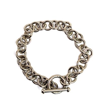 Sterling Silver Belcher Toggle Bracelet | 18.9g | 17cm #71935