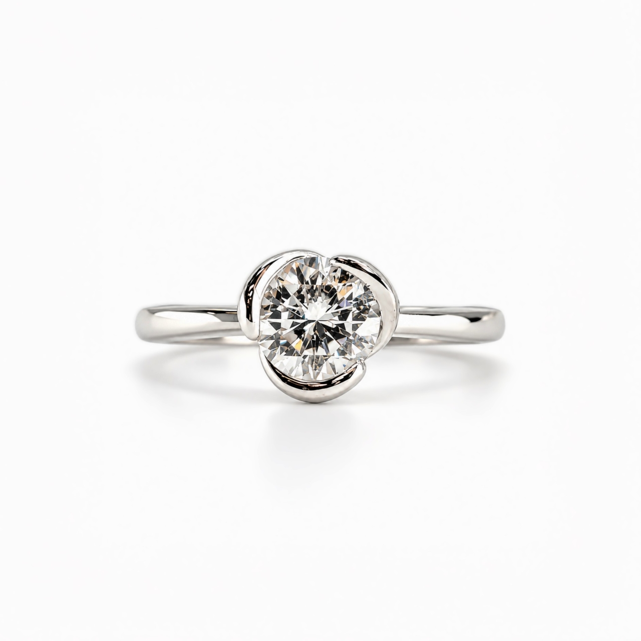 Sterling Silver CZ Solitaire Ring | 2.3g | Size O #72186 Sterling Silver CZ Solitaire Ring | 2.3g | Size O #72186