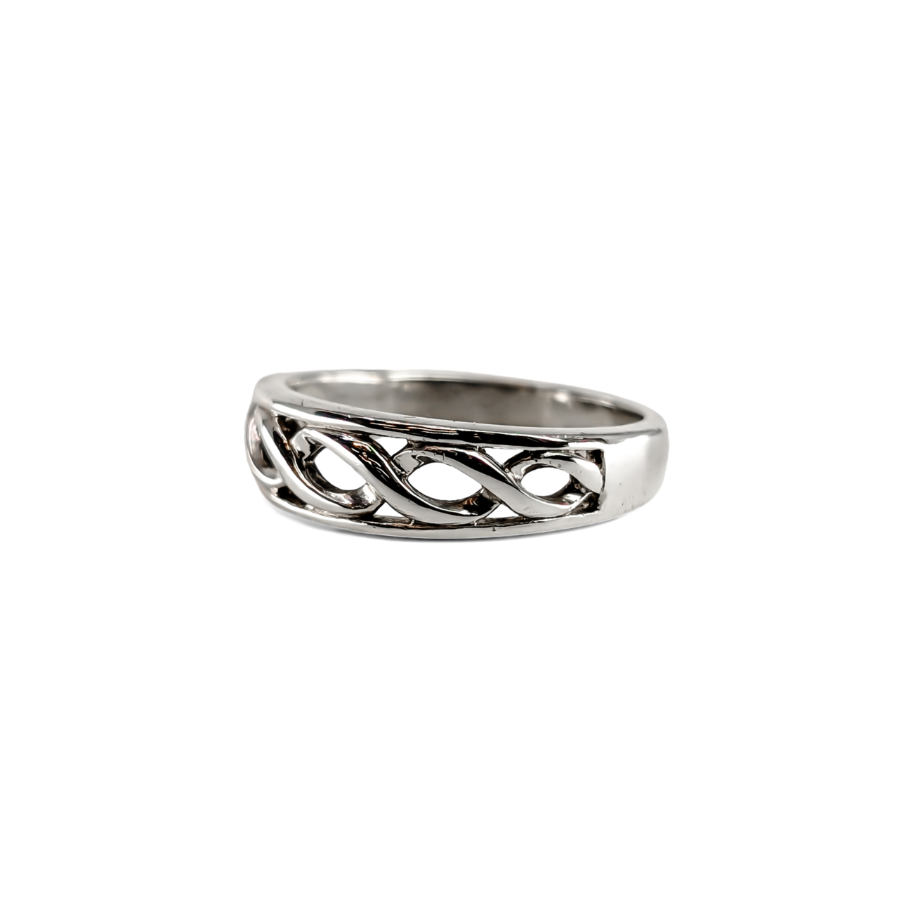 Sterling Silver Celtic-Style Ring | 3.3g | Size O½ #72187 Sterling Silver Celtic-Style Ring | 3.3g | Size O½ #72187 - Image 2