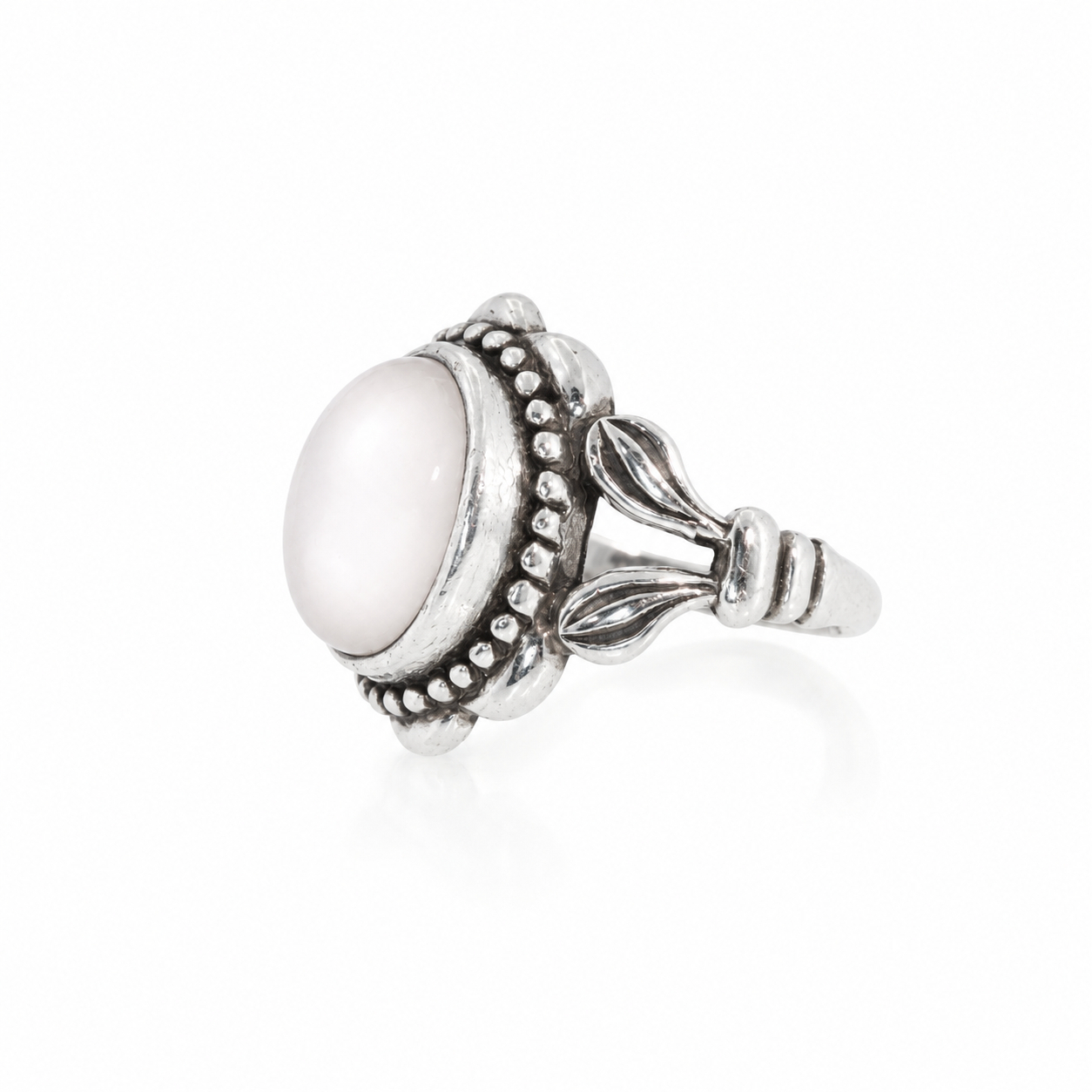 Sterling Silver Green Stone Ring | 3.6g | Size L 1/2 #71925 Sterling Silver Green Stone Ring | 3.6g | Size L 1/2 #71925 - Image 2