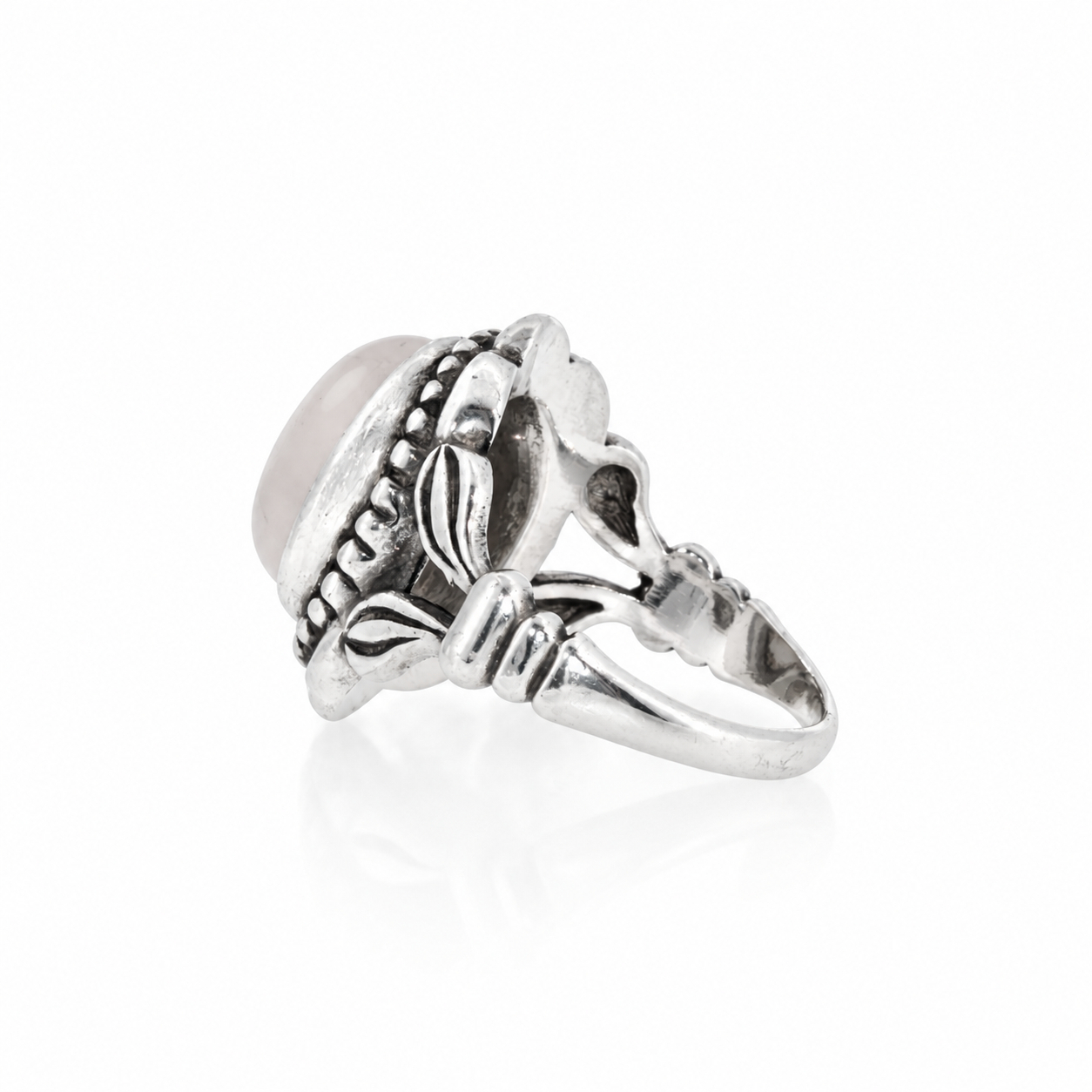 Sterling Silver Green Stone Ring | 3.6g | Size L 1/2 #71925 Sterling Silver Green Stone Ring | 3.6g | Size L 1/2 #71925 - Image 3