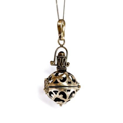Sterling Silver Harmony Ball Angel Caller Chime Pendant | 10.5g #71261