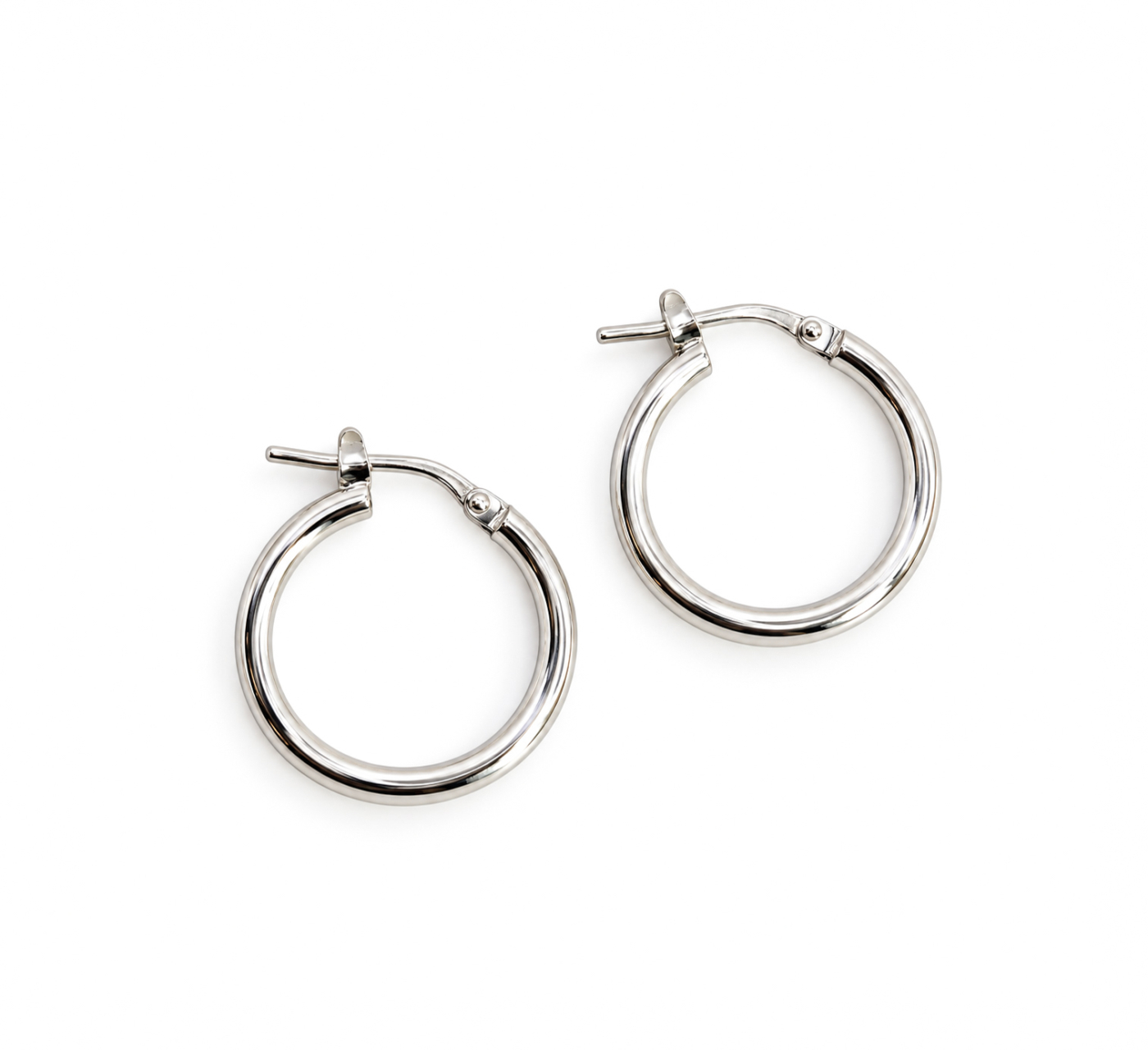 Sterling Silver Hoop Earrings | 2.4g | 20mm #71927 Sterling Silver Hoop Earrings | 2.4g | 20mm #71927
