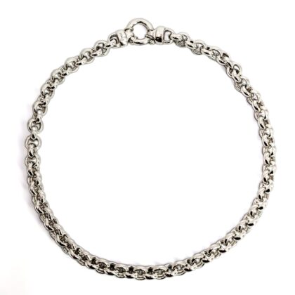 Sterling Silver Italian Double Belcher Chain Necklace | 38.4g | 45cm #71940