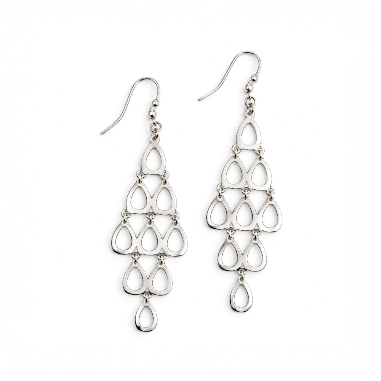 Sterling Silver Long Dangle Earrings | 2.6g | 68mm #71926 Sterling Silver Long Dangle Earrings | 2.6g | 68mm #71926 - Image 2
