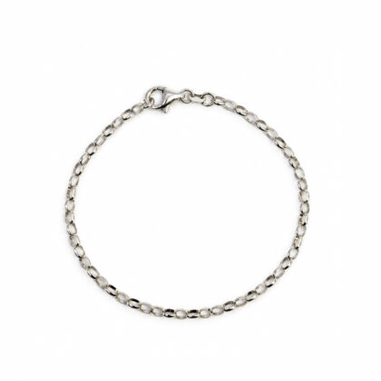Sterling Silver Oval Belcher Bracelet | 2.3g | 20cm #71938