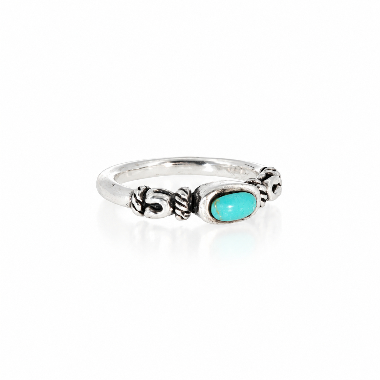 Sterling Silver Turquoise Ring | 3.0g | Size L #71921 Sterling Silver Turquoise Ring | 3.0g | Size L #71921 - Image 4