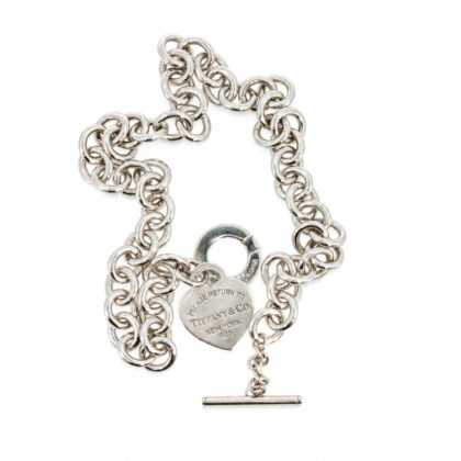 Tiffany & Co. Return to Tiffany Heart Tag Toggle Necklace | Sterling Silver #71597