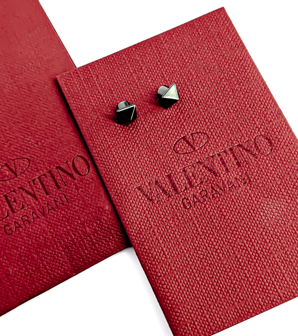 Valentino Rockstud Spike Nappa Bifold Card Holder | PR-NP54.AED.2 | Box #72239 Valentino Rockstud Spike Nappa Bifold Card Holder | PR-NP54.AED.2 | Box #72239 - Image 3