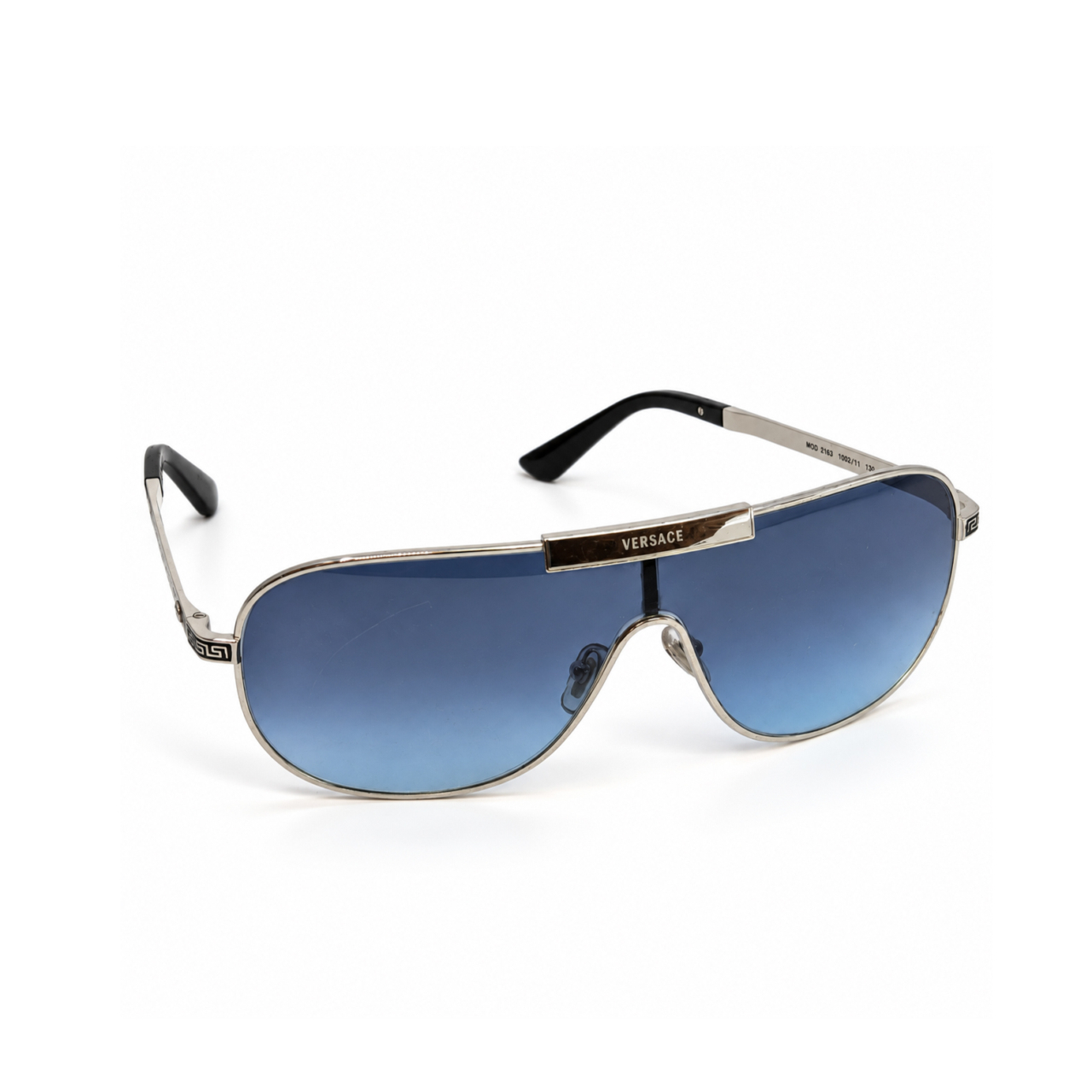 Versace MOD. 2293 Shield Sunglasses | Blue Gradient Lens | 140mm #72270 Versace MOD. 2293 Shield Sunglasses | Blue Gradient Lens | 140mm #72270 - Image 2