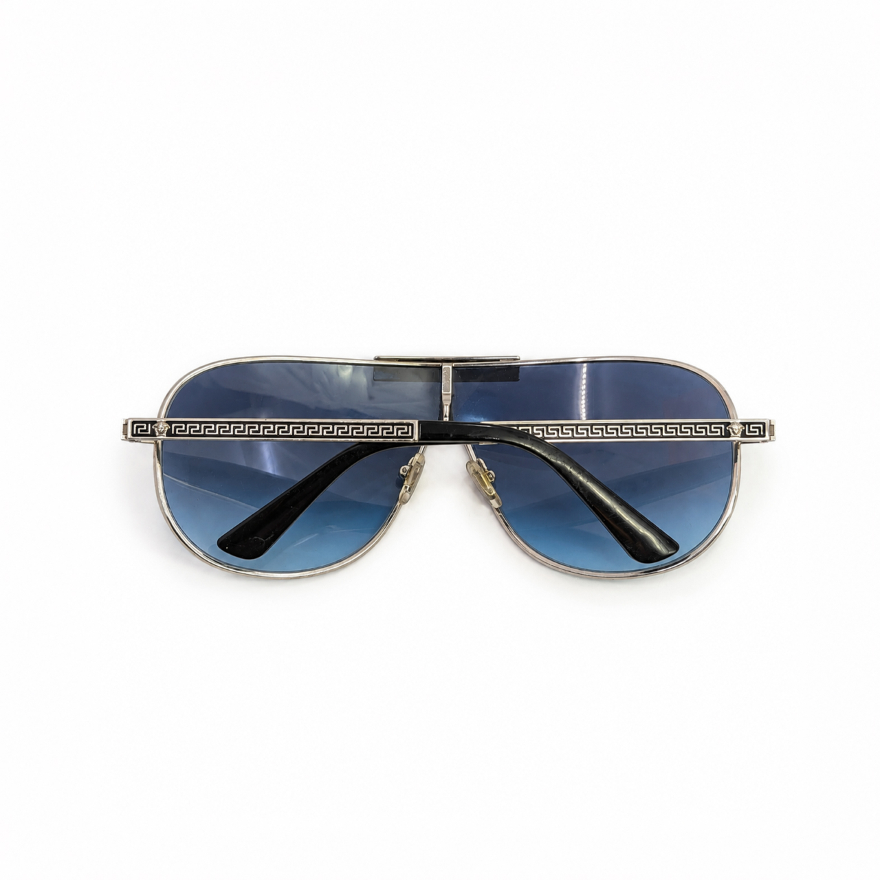 Versace MOD. 2293 Shield Sunglasses | Blue Gradient Lens | 140mm #72270 Versace MOD. 2293 Shield Sunglasses | Blue Gradient Lens | 140mm #72270 - Image 7