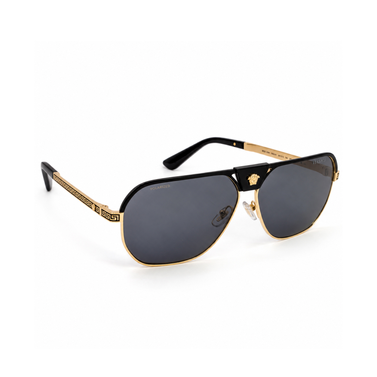 Versace VE2294 1002/81 Polarised Sunglasses | Black & Gold-Tone | 61mm #72127 Versace VE2294 1002/81 Polarised Sunglasses | Black & Gold-Tone | 61mm #72127 - Image 3