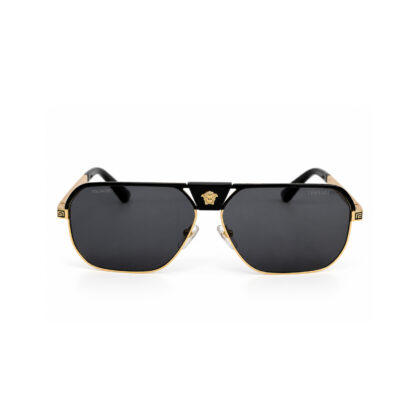 Versace VE2294 1002/81 Polarised Sunglasses | Black & Gold-Tone | 61mm #72127