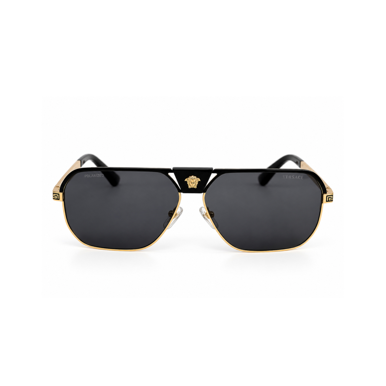 Versace VE2294 1002/81 Polarised Sunglasses | Black & Gold-Tone | 61mm #72127 Versace VE2294 1002/81 Polarised Sunglasses | Black & Gold-Tone | 61mm #72127