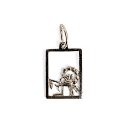 Vintage 835 Silver Scorpio Zodiac Pendant | 2.5g | 22.5 x 16.5mm #72326-24