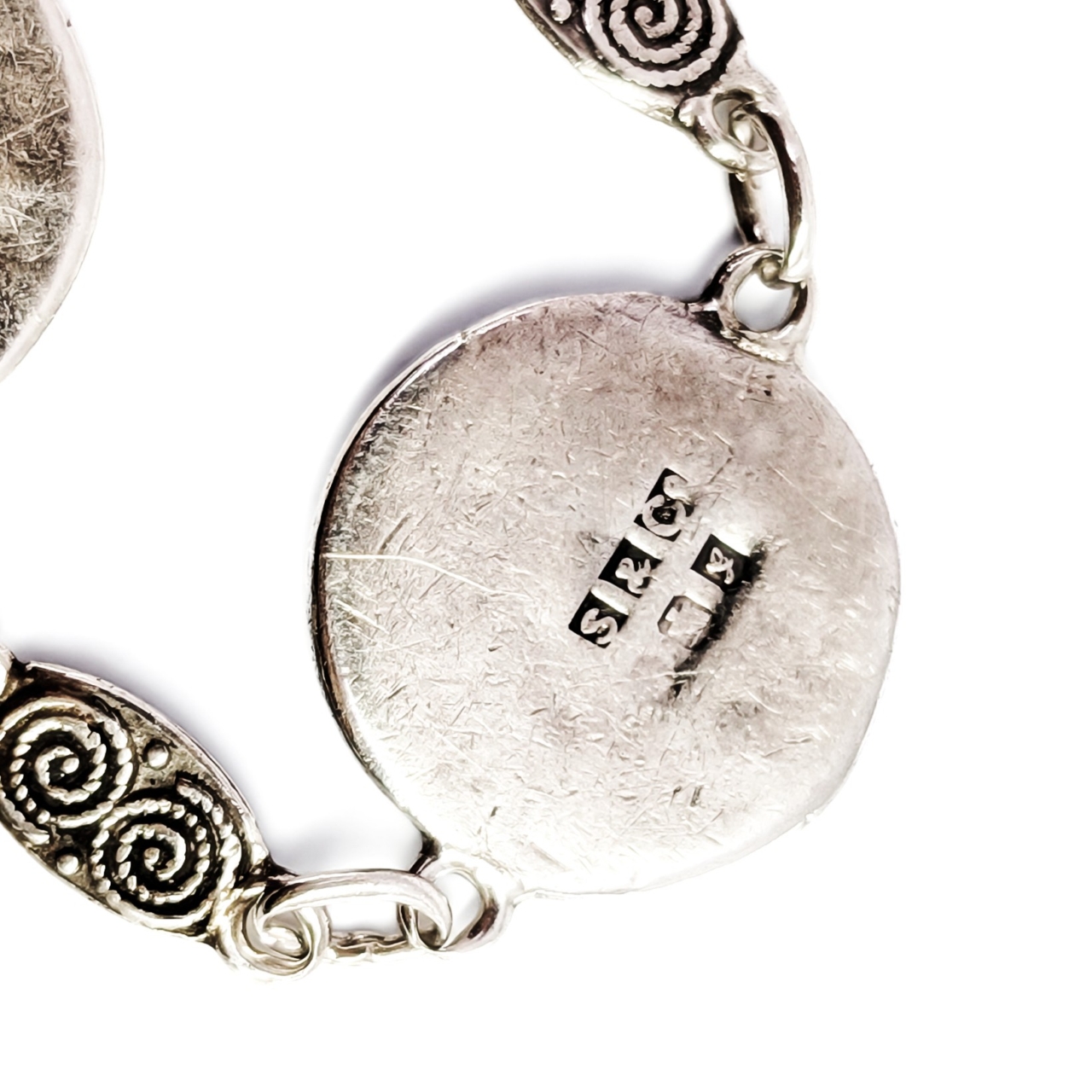 Vintage Scottish Sterling Silver Viking Ship Bracelet | Edinburgh c.1937 #4255-97 Vintage Scottish Sterling Silver Viking Ship Bracelet | Edinburgh c.1937 #4255-97 - Image 3