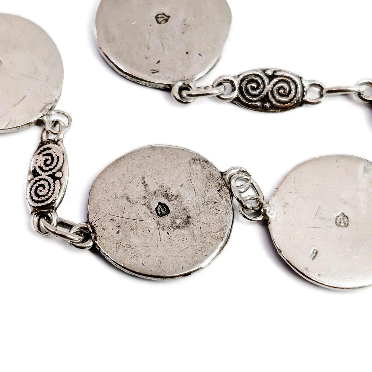 Vintage Scottish Sterling Silver Viking Ship Bracelet | Edinburgh c.1937 #4255-97 Vintage Scottish Sterling Silver Viking Ship Bracelet | Edinburgh c.1937 #4255-97 - Image 4