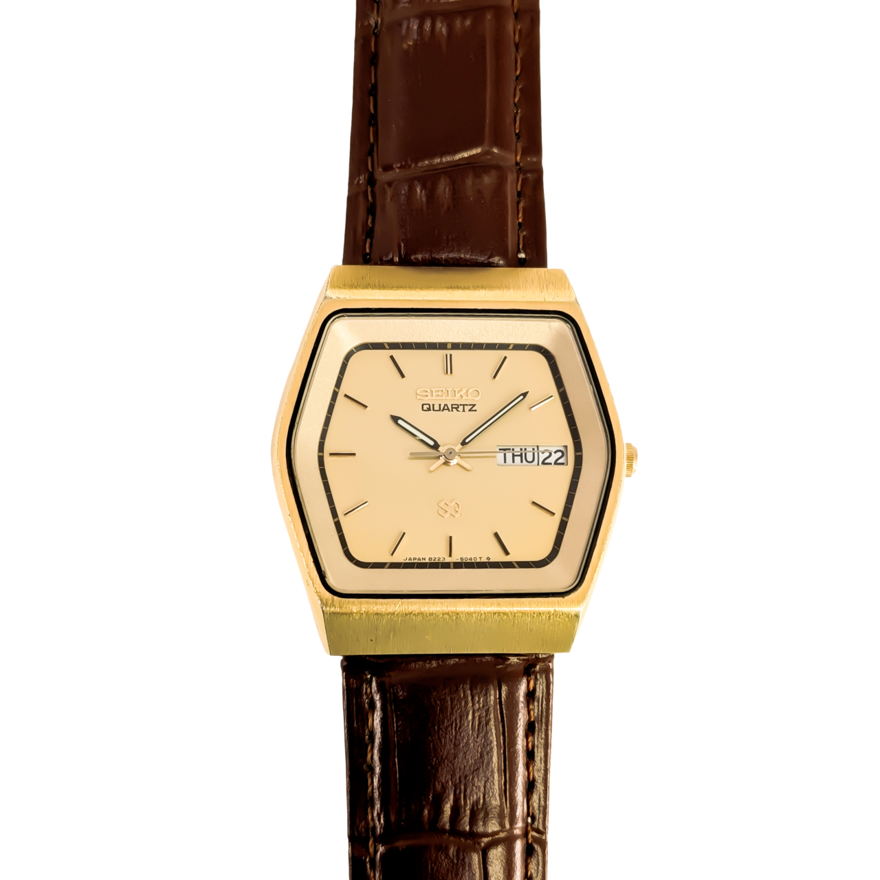 Vintage Seiko SQ 8223-5040 Gold-Tone Quartz Watch | 35mm | c. Early 1980s #55824 Vintage Seiko SQ 8223-5040 Gold-Tone Quartz Watch | 35mm | c. Early 1980s #55824 - Image 2